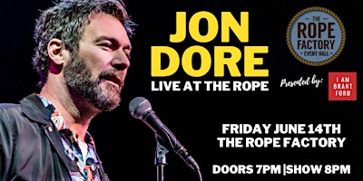 JON DORE - LIVE AT THE ROPE FACTORY  primärbild