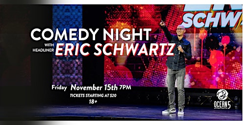 Image principale de *Special Show* Comedy night with Eric Schwartz