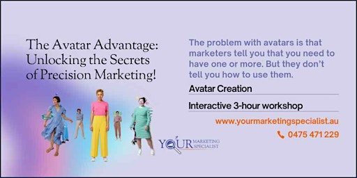 Imagem principal do evento The Avatar Advantage: Unlocking the Secrets of Precision Marketing
