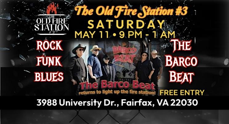 The Barco Beat Band at The Old Fire Station #3 Fairfax, VA