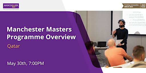 Hauptbild für Manchester Masters Programme Overview, Qatar