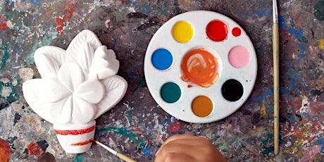 Paint Your Own Plaster Pottery Piece - Family Day