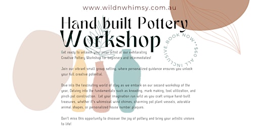 Hand built Pottery Workshop primary image