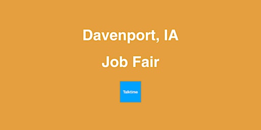 Imagen principal de Job Fair - Davenport