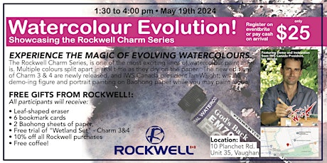Watercolour Evolution - Demo and Workshop with Ian Wright