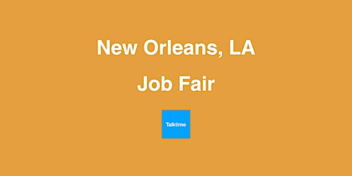 Primaire afbeelding van Job Fair - New Orleans