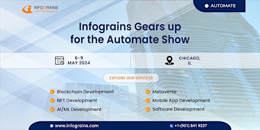 Hauptbild für Infograins Gears up for the Automate Show in Chicago