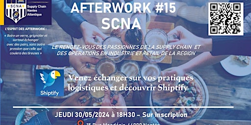 Afterwork Supply Chain Nantes Atlantique - SCNA #15 - Avec Shiptify primary image