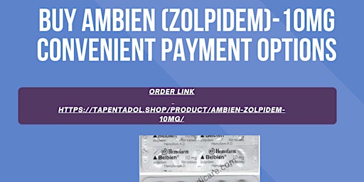 Primaire afbeelding van Buy AMBIEN (ZOLPIDEM)-10MG Convenient Payment Options