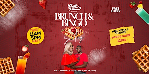 Mrs. Netta & Charles: Brunch & Bingo @ Gotti's primary image
