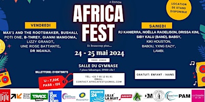 AFRICA FEST À LILLE primary image