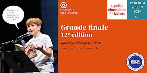 Primaire afbeelding van Grande finale 2024 - Les Petits champions de la lecture