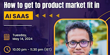 How to get to product market fit in AI SaaS by Thiyagarajan Maruthavanan