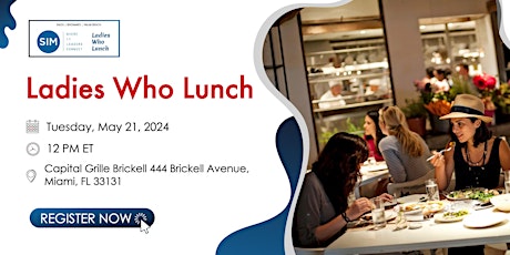 Imagem principal do evento Ladies Who Lunch - Miami