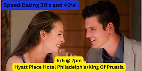 Speed Dating 30's and 40's!