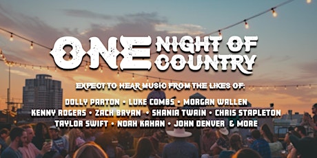 Outdoor Country Rooftop Party - Shrewsbury!