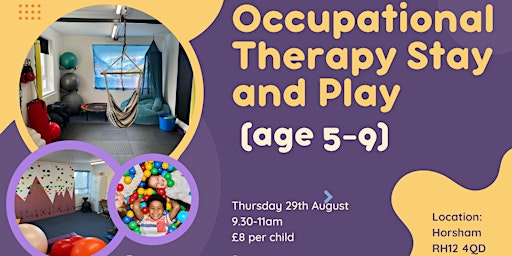 Occupational Therapy Stay and Play Age 5-9 primary image