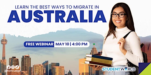 [FREE WEBINAR] Learn The Best Ways to Migrate in AUSTRALIA! primary image