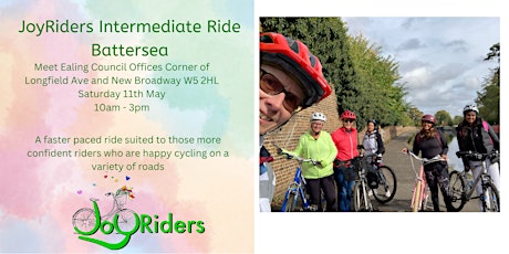 JoyRiders Intermediate Bike Ride  - Ealing to Battersea