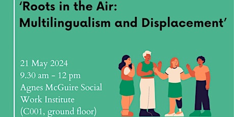 Imagem principal de “Roots in the Air: Multilingualism and Displacement”  Workshop