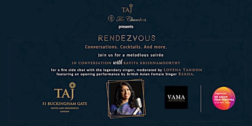 Imagem principal do evento Rendezvous with Kavita Krishnamurthy