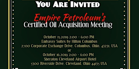 Empire Petroleum's Certified Oil Meetings primary image