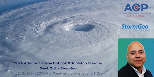 Hauptbild für 2024 Atlantic Season Outlook & Tabletop Exercise