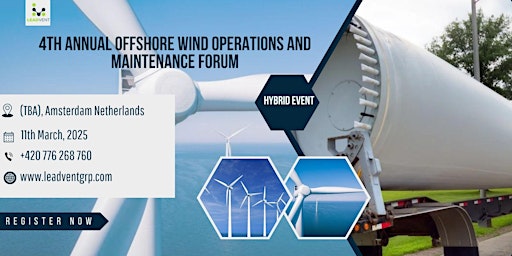 Primaire afbeelding van 4th Annual Offshore Wind Operations And Maintenance Forum