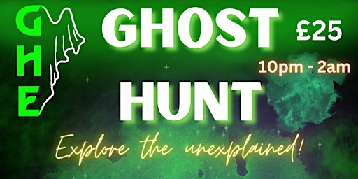 Imagem principal do evento Ghost Hunt - Arnos Manor Bristol