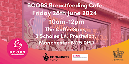 Imagem principal do evento BOOBS Breastfeeding Café JUNE 2024