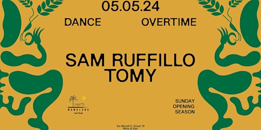 Hauptbild für 5.05 DANCEOVERTIME w// SAM RUFFILLO