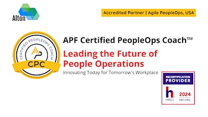 APF Certified PeopleOps Coach™ (APF CPC™) | Nov 14-17, 2024