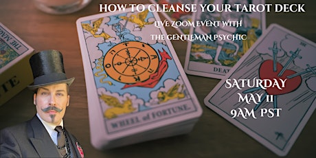 How to Cleanse your tarot deck with The Gentleman Psychic