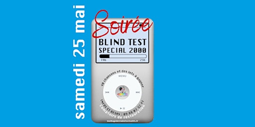 Hauptbild für Soirée Blind test spécial années 2000