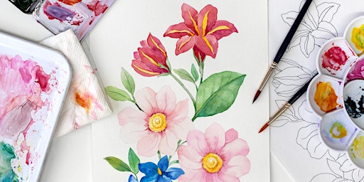 Imagen principal de Floral Watercolour Masterclass with Silvia Ospina