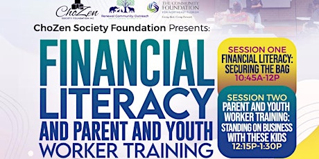 Financial Literacy and Parent and Youth Worker Training