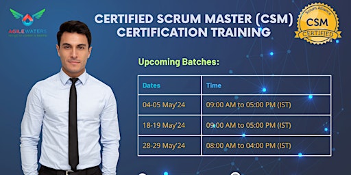Certified Scrum Master (CSM) Certification primary image