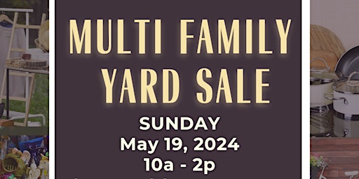 Imagem principal do evento Multi Family Yard Sale