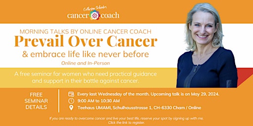 Immagine principale di Morning Talks: Prevail Over Cancer 