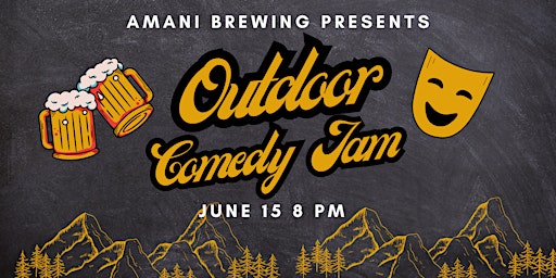 Imagem principal do evento Outdoor Comedy Jam at Amani Brewing | Winston Hodges