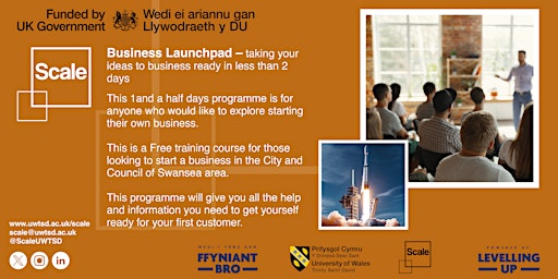 Primaire afbeelding van Business Launchpad – Ideas to business ready in less than 2 days