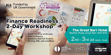 BGWMIR Access to Finance - Finance Readiness 2-Day Workshop 2nd & 3rd July