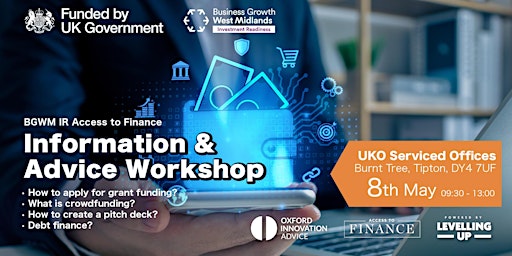 BGWMIR Access to Finance - Information & Advice Workshop primary image