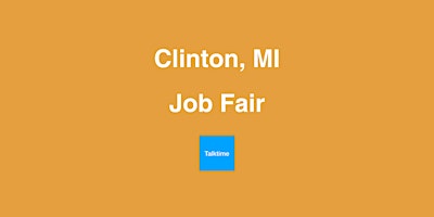 Job Fair - Clinton primary image