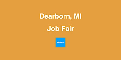 Job Fair - Dearborn primary image