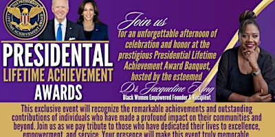 BWE Presidential Lifetime Achievement Awards Banquet primary image