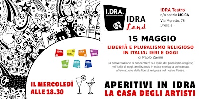 Imagem principal do evento IDRALand. Libertà e pluralismo religioso in Italia: ieri e oggi