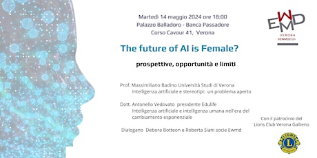 The future of AI is female?  Prospettive, opportunità e limiti.