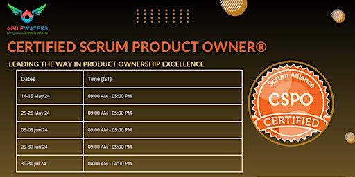 Imagen principal de Certified Scrum Product Owner® Certification Course