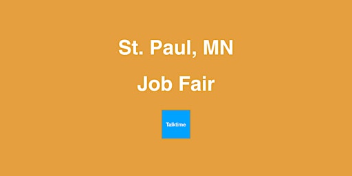 Job Fair - St. Paul primary image